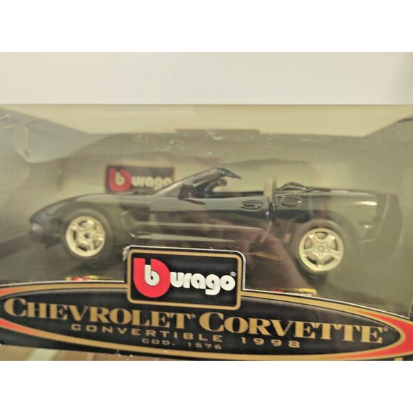 Bburago DIE-CAST METAL 1/24 Corvette Convertable 1998 Original Box Made in Italy - Picture 1 of 11